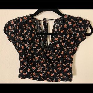 Floral crop top